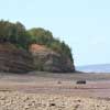Cliffs along Blue Beach