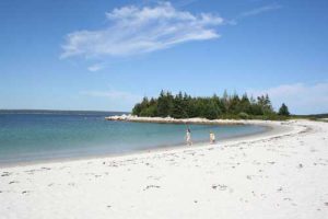 Children playing on Carters Beach