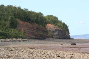 Cliffs along Blue Beach